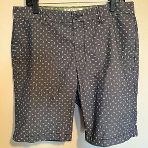 Original Penguin Munsingwear Gray & White Chino Shorts